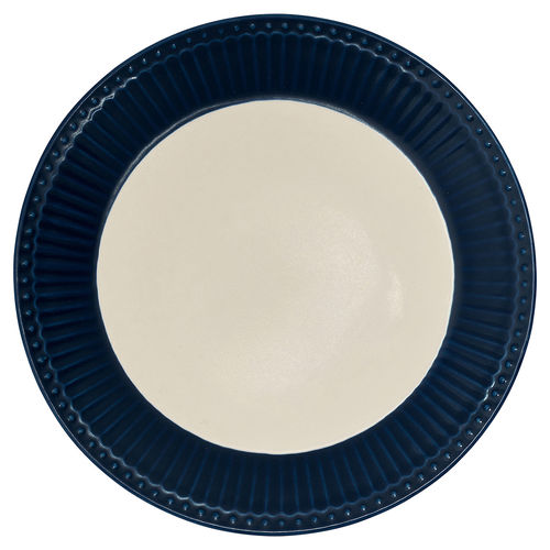 Teller "Alice" (dark blue) von GreenGate. Frühstücksteller - Plate