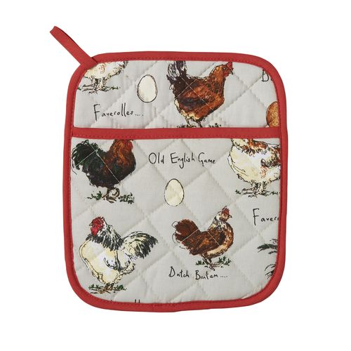 Topflappen "Chicken & Egg" von Madeleine Floyd by Ulster Weavers. Pot mitt
