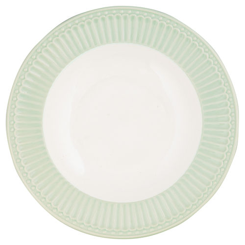 Suppenteller "Alice" (pale green) von GreenGate. Tiefer Teller - Deep Plate
