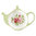 Teebeutel-Ablage "Mary" (white) von GreenGate. Teabag holder