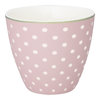 Latte Cup "Spot" (pale pink) von GreenGate. Tasse - Becher - Chacheli