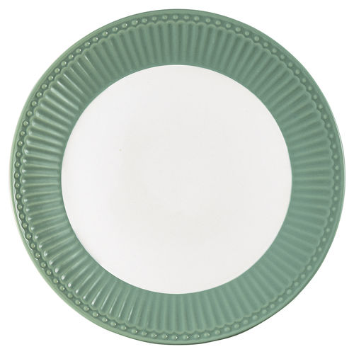 Teller "Alice" (dusty green) von GreenGate. Frühstücksteller - plate