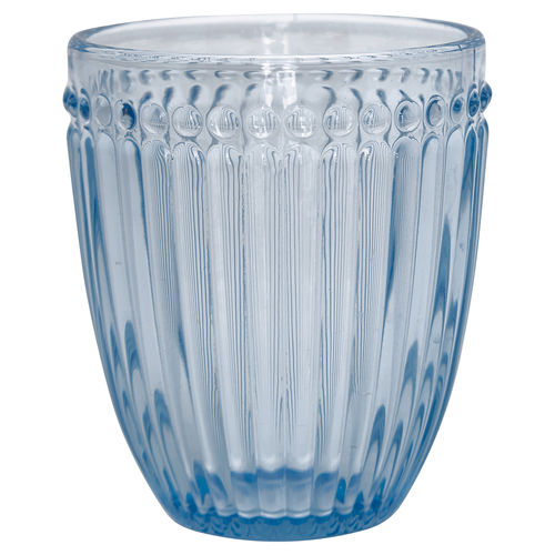 Trinkglas "Alice" (pale blue) von GreenGate. Wasserglas