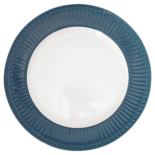 Essteller "Alice" (Nordic ocean blue) von GreenGate. Speiseteller - Dinner plate