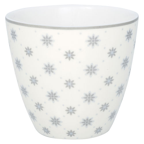 Latte Cup "Laurie" (pale grey) von GreenGate. Tasse - Becher - Chacheli