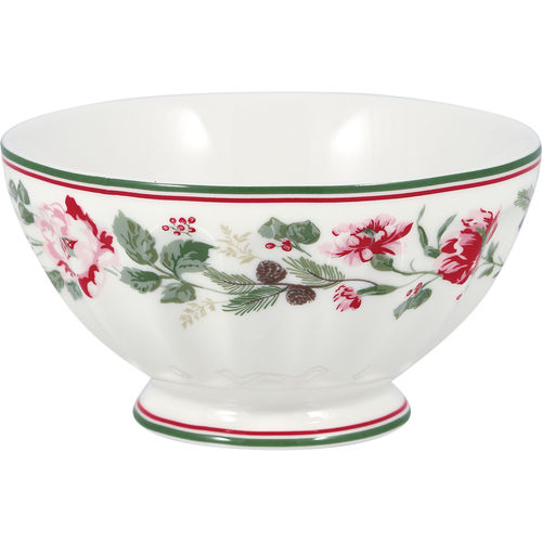 Schale "Leonora" (white) von GreenGate. French bowl x-large