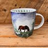 Tasse "Pferd & Wiesenkerbel" (Horse & Cow Parsley) von Alex Clark. Henkeltasse - mug
