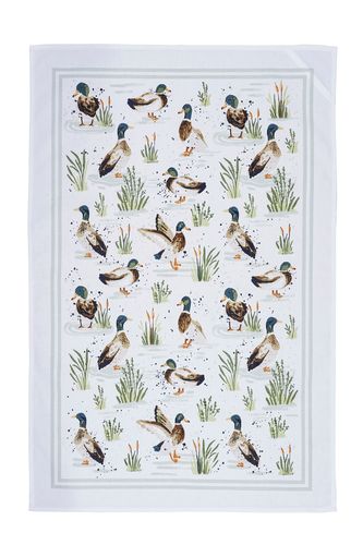 Geschirrtuch "Farmhouse Ducks" von Ulster Weavers. Cotton tea towel