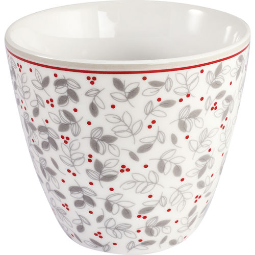 Latte Cup "Adley" (white) von GreenGate. Tasse - Becher - Chacheli