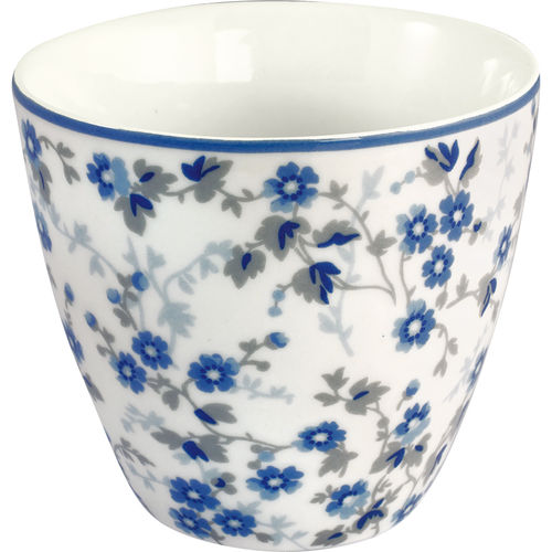 Latte Cup "Monica" (dusty blue) von GreenGate. Tasse - Becher - Chacheli